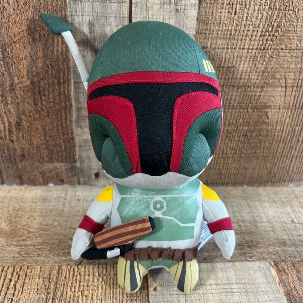 Star Wars Boba Fett Plush 8" Talking Figure w/ Battery Pack Disney Lucasfilm